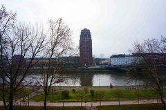 Vista del río Main en Frankfurt