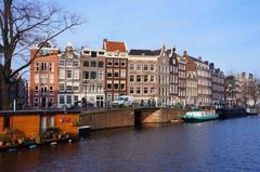 Casas típicas en Ámsterdam