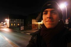 Un paseo nocturno en Frankfurt Hahn