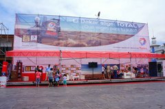 Stand publicitario del Dakar, Iquique