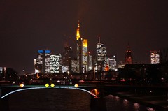 Un anochecer en Frankfurt