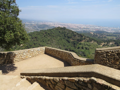 Vista panorámica de Mataró desde lo alto del Burriac