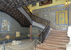 Escalera principal de la Casa Museo de Lebrija