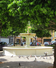 Fuente plaza San Leandro