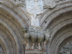 Detalle de la Catedral de Santiago de Compostela