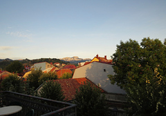 Los tejados de Cetinje al amanecer