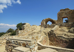 Parte alta del castillo de Cabrera de Mar