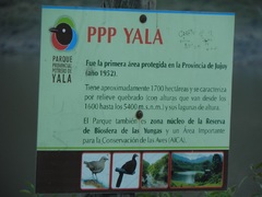 Parque Provincial Potreros de Yala, Jujuy