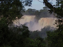 Primera vista de las Cataratas de Iguazú