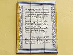 Cita de Isabel de León Marquesa de Méritos, Palacio Lebrija