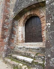 Viejo portón de la iglesia de Sant Pere