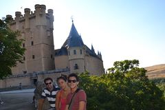 En las faldas del Alcázar de Segovia