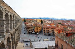 Vista de Segovia, España