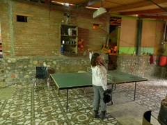 Ping-pong en el Camping Índigo