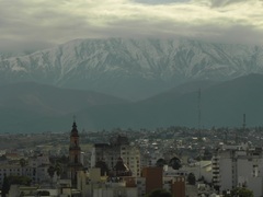 Vista desde el teleférico San Bernardo, en Salta