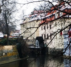 Molino de agua en Malá Strana, Praga