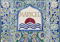 Escudo del Palacio Marycel en Sitges