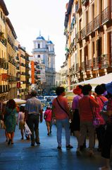 Calles del centro histórico de Madrid