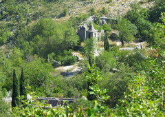 Las antiguas ruinas del pueblo Karanikici