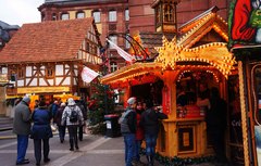 Mercado navideño en Frankfurt