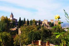 Vista desde la Alhambra desde el Generalife