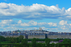 Vista de Montmartre desde el Museo de Orsay, París