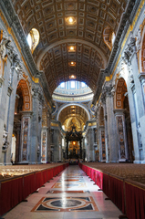 Interior de la Basílica de San Pedro, Vaticano