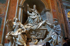 Monumento a Gregorio II, Vaticano
