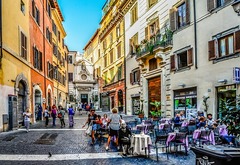 Roma calles comerciales