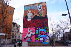 Mural en la Croix-Rousse, Lyon