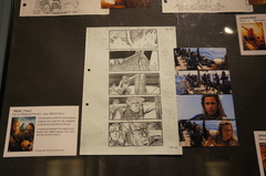 Storyboard de "Troya", Museo del cine en Lyon