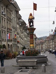 Fuente del arcabucero en Berna