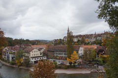 Centro histórico de Berna junto al río Aar