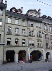 Arcada del centro histórico de Berna