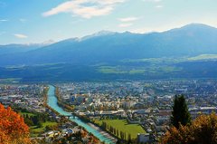 Vista de Innsbruck desde los Alpes