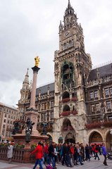 Ayuntamiento de Múnich en la Marienplatz