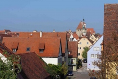 Centro histórico de Rothenburg desde su muralla