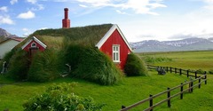 Casas típicas de Islandia