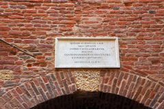 Entrada a la casa de Julieta en Verona