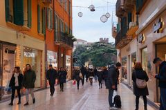 Calles del centro histórico de Verona