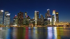 Río Singapur y su atractiva vista