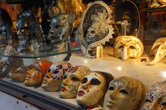 Tienda de máscaras en Venecia