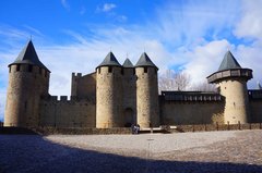 Castillo Condal de la Ciudadela de Carcassonne, Francia