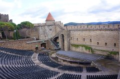 Teatro Jean-Deschamps en la Ciudadela de Carcassonne, Francia