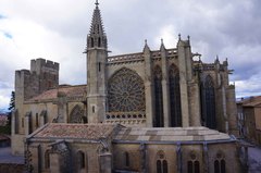 Basílica de Saint-Nazaire en la Ciudadela de Carcassonne