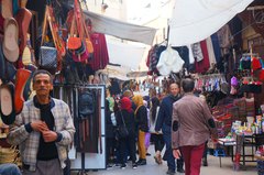 Souks en Fez, Marruecos