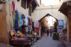 Calles de la medina de Fez, Marruecos