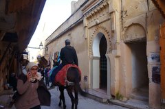 Calles de la medina de Fez, Marruecos