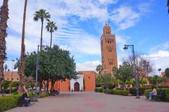 Mezquita Kutubía en Marrakech