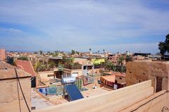 Vista de Marrakech desde el Palacio El Badi